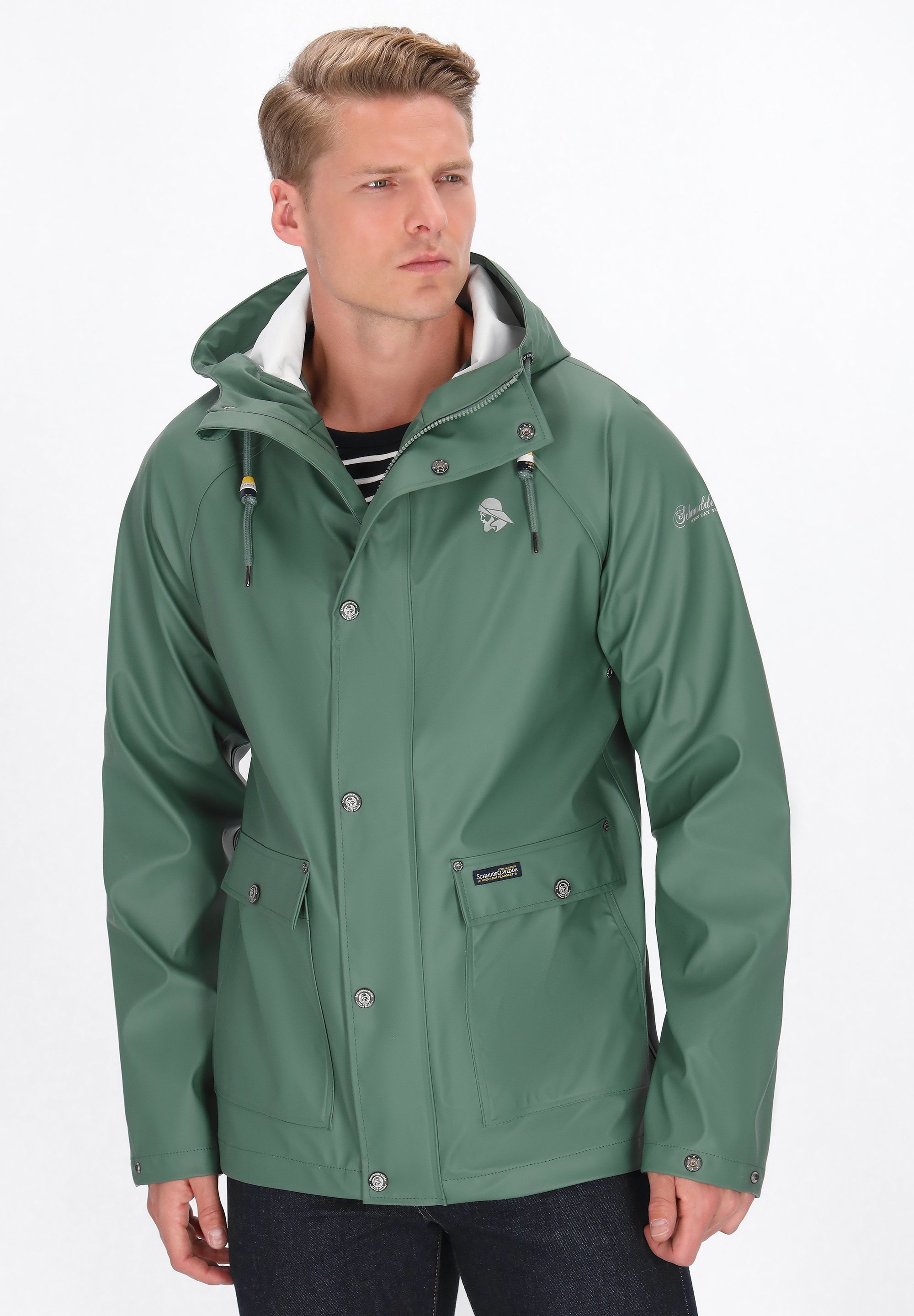 Schmuddelwedda Wasserdichte Jacke - grün