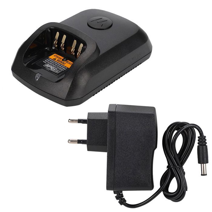 100-240V Walkie-Talkie oplader (EU-stekker) voor Motorola XIR P8268 DP4400 DP4800 DP4801 DEP550