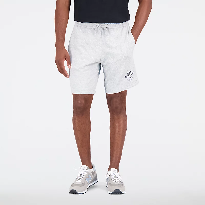 Essentials Reimagined French Terry Men's Shorts - ATHLETIC GRAY