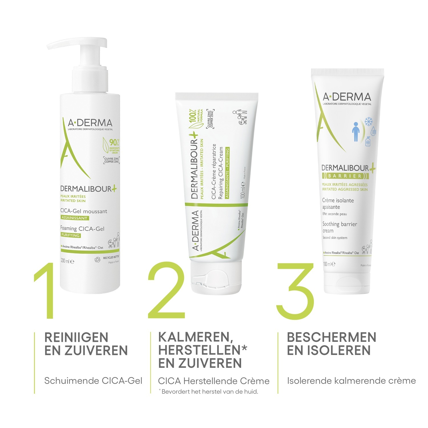 A-DERMA Körpercreme Dermalibour+ + Barrier Beruhigende Barrierecreme - 50 ml