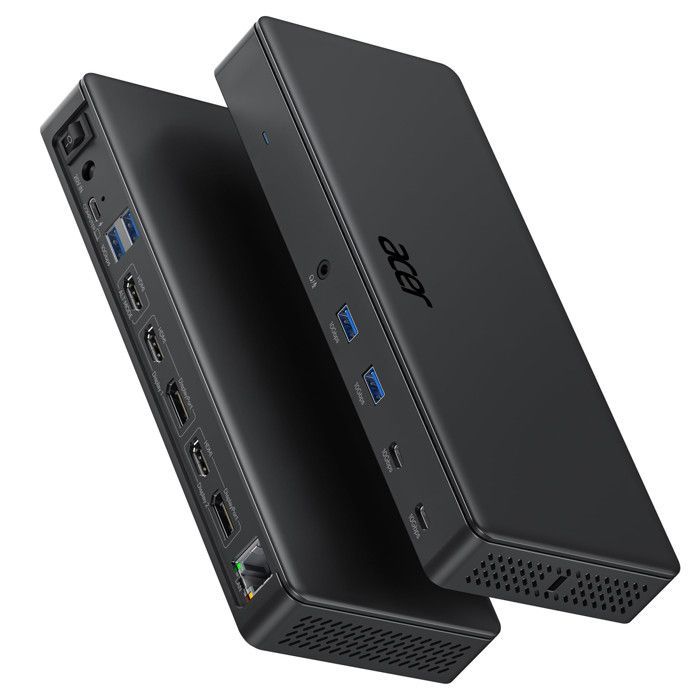 Acer Docking Station Universale Type-C 15-in-1 Grigia con Uscita Video 8K
