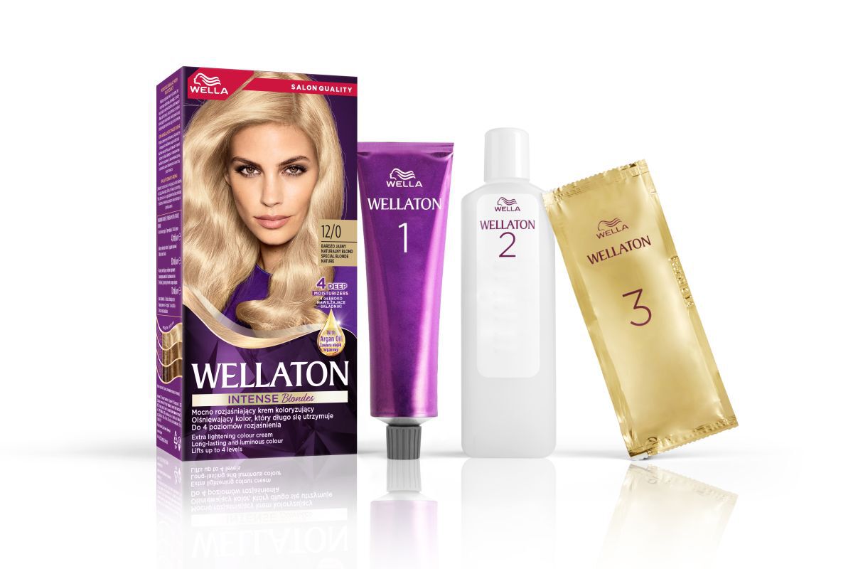 Crema colorante per capelli Wella 5/0 castano chiaro Wellaton