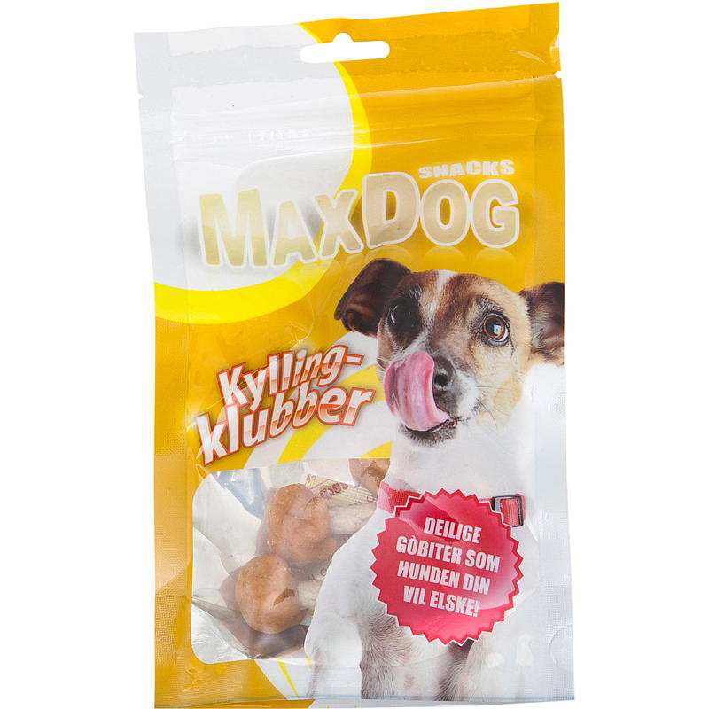 MaxDog hondensnacks 80 g, kipclub MaxDog
