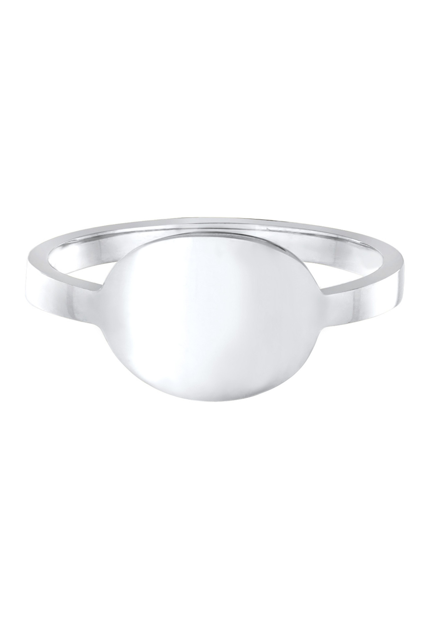 Elli Femmes sceau Basique Tendance Geo Minimal en argent sterling 925