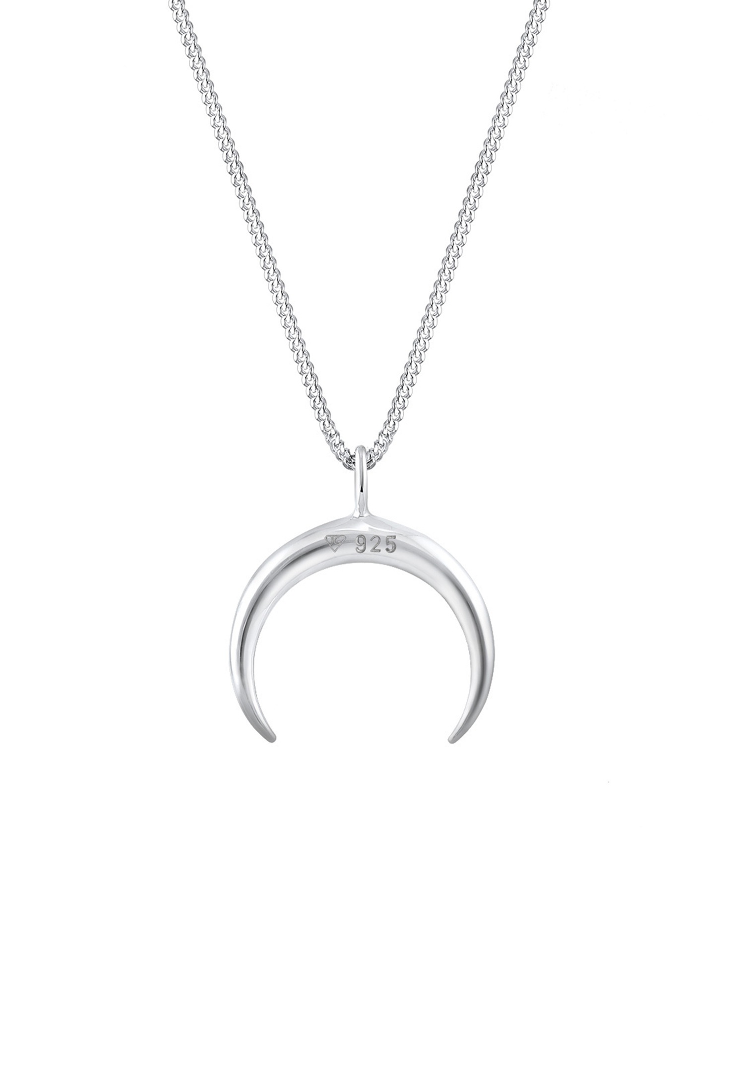 Elli Femmes Croissant Demi-lune Astro Blogueur en Argent Sterling 925