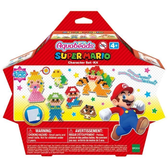 Das Super Mario Set – AQUABEADS – Perlen, die am Wasser haften
