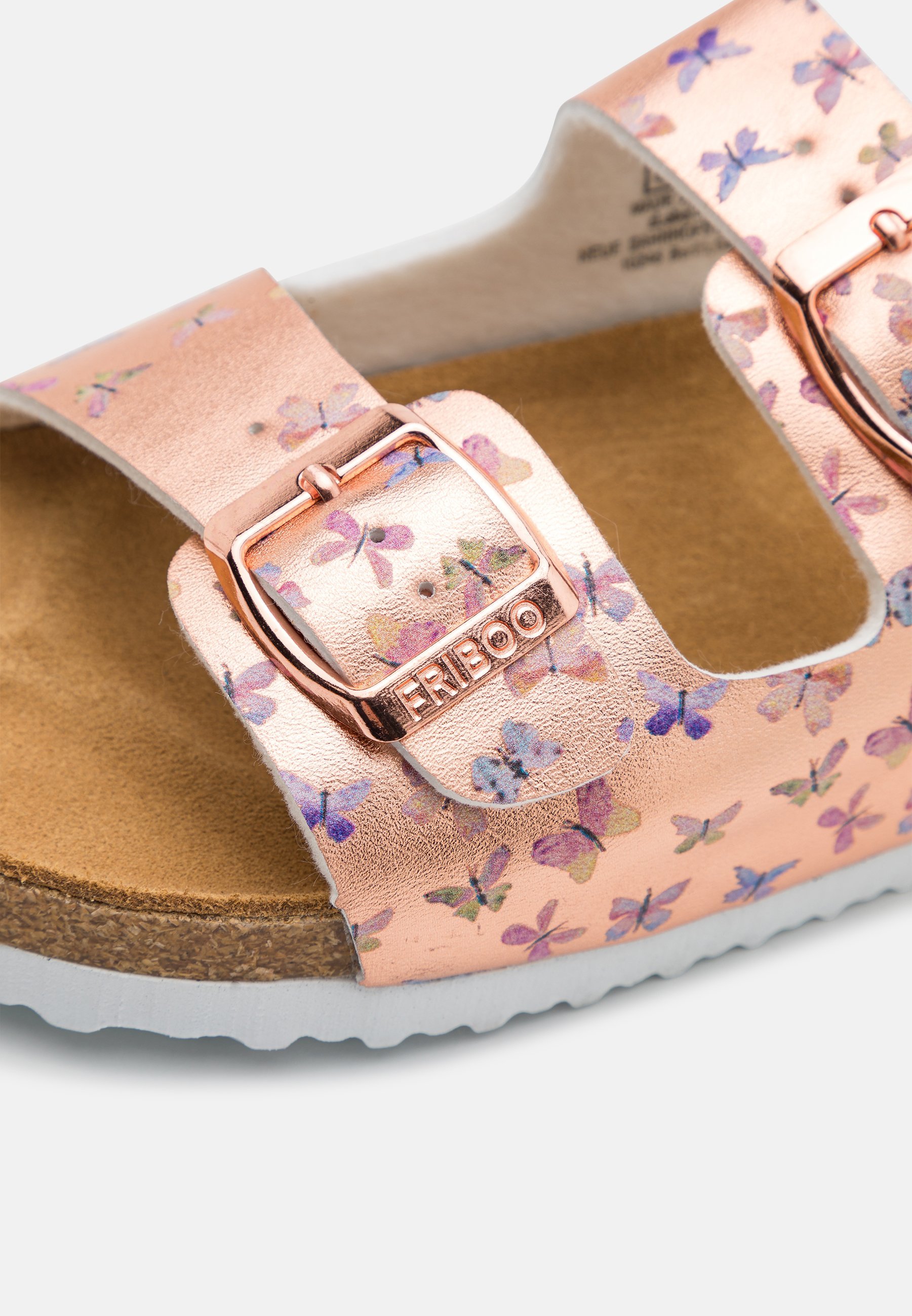 Mules Friboo - couleur or rose