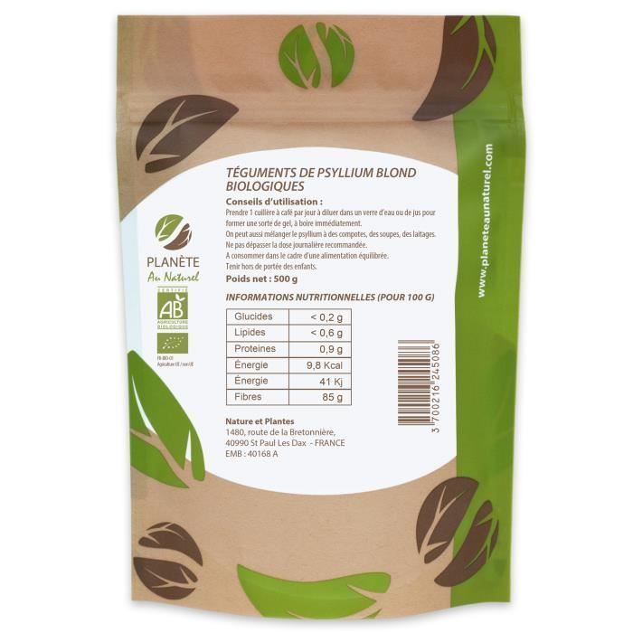 Psillio biondo biologico - 500 g