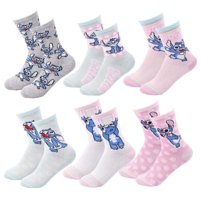 Socks - LILO AND STITCH - 9 Pair Pack - Girls - Pink
