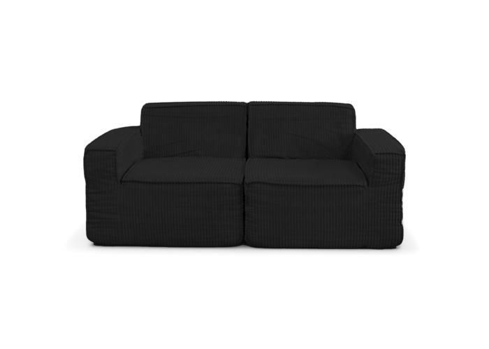Inflatable Sofa - UMBERTO RAVELLI - Modular 4-seater - Black - Comfortable - Sleek design
