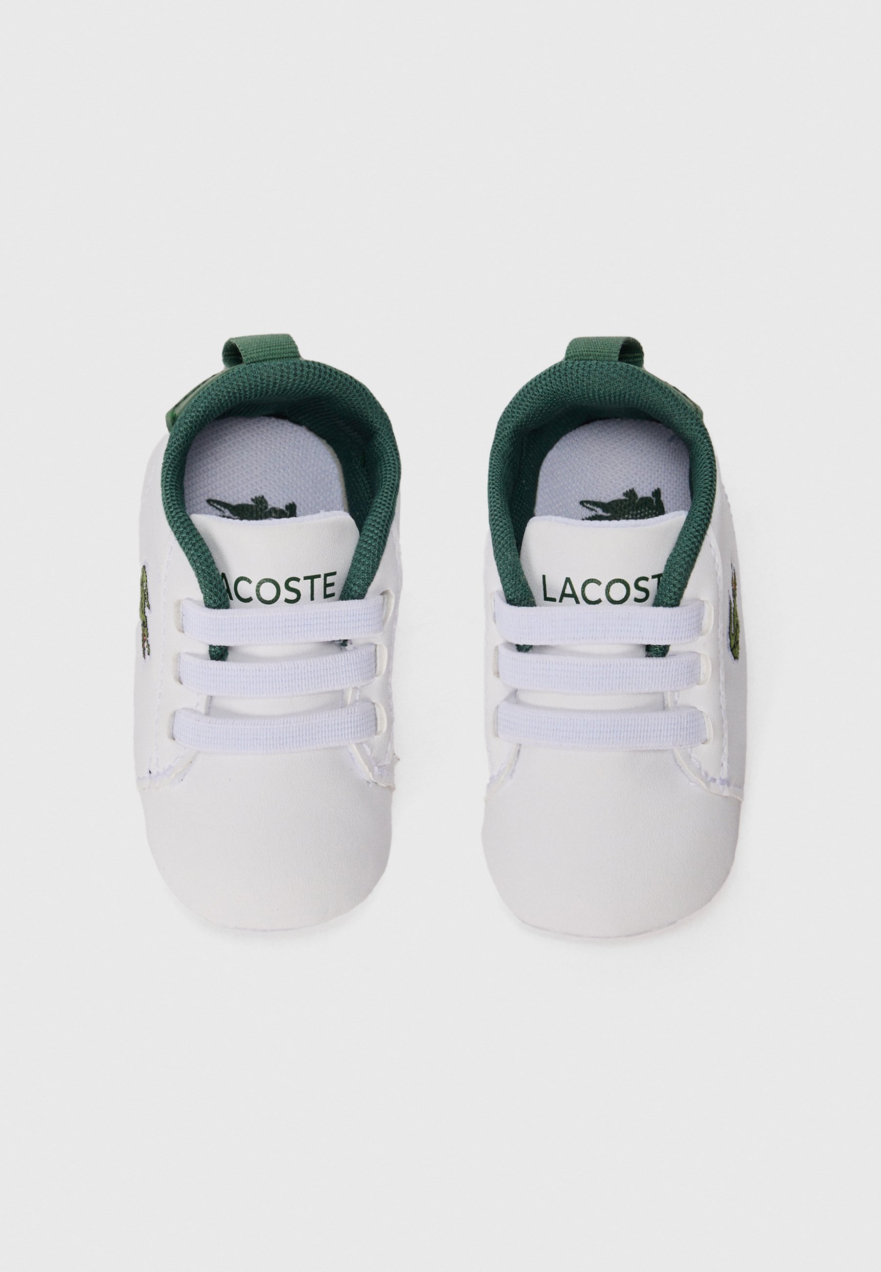 Lacoste CARNABY UNISEX - Eerste schoenen - wit/donkergroen