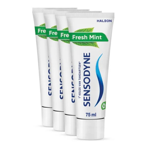 Sensodyne svaigas piparmētras pastas<br>4 x 75 ml