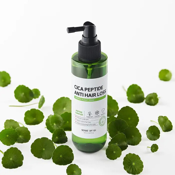 Tônico Capilar Derma com Peptídeos de Cica da SOME BY MI para Prevenir a Queda de Cabelo