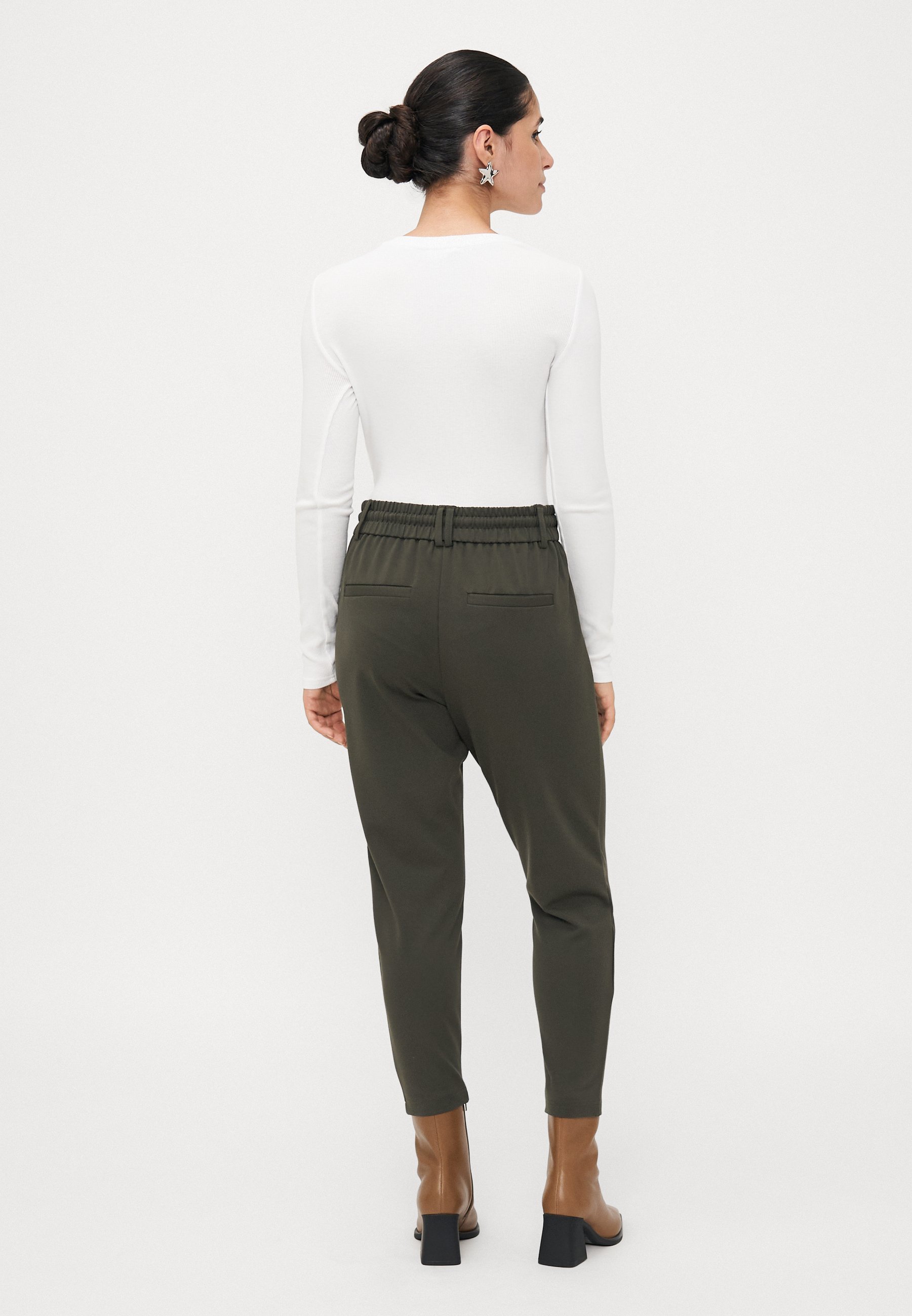 ONLY Petite ONLPOPTRASH LIFE EASY - Broek - turf