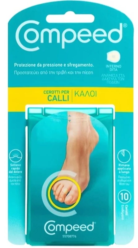 COMPEED Compeed pleisters voor eelt aan de binnenkant van de vingers, 10 stuks, voorkomen verdere verdikking.