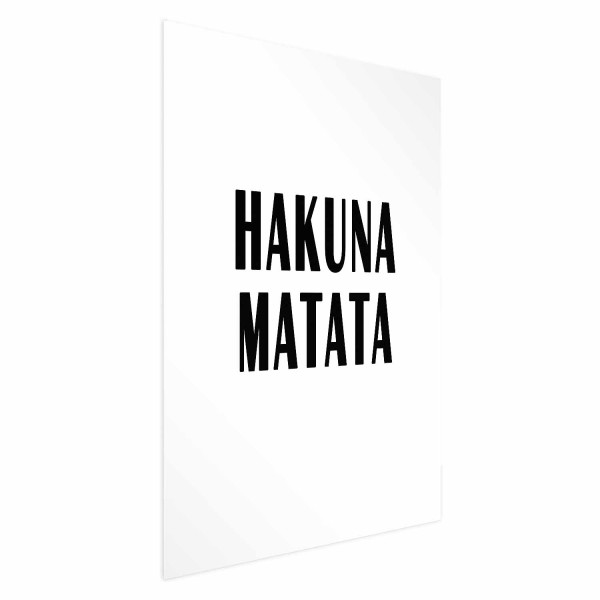Plakat Hakuna Matata 21x30 cm