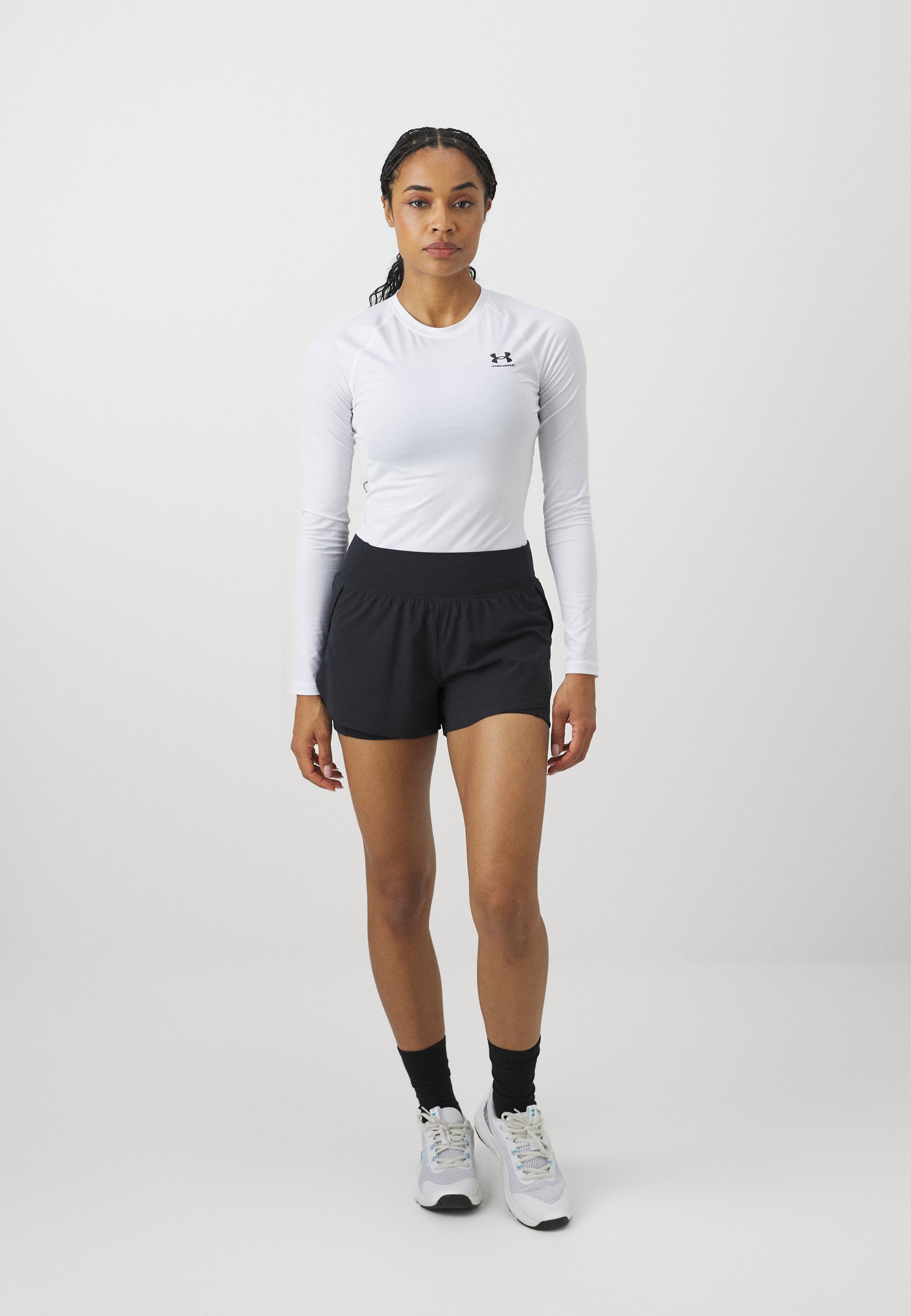 Maglia a maniche lunghe Under Armour AUTHENTICS - bianco/nero