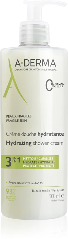 A-Derma Hydra-Protective – itin švelnus dušo želė visai šeimai.