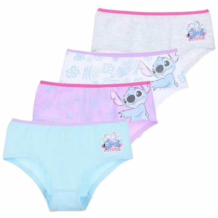 Conjunto de 4 shorts de algodón para niñas 