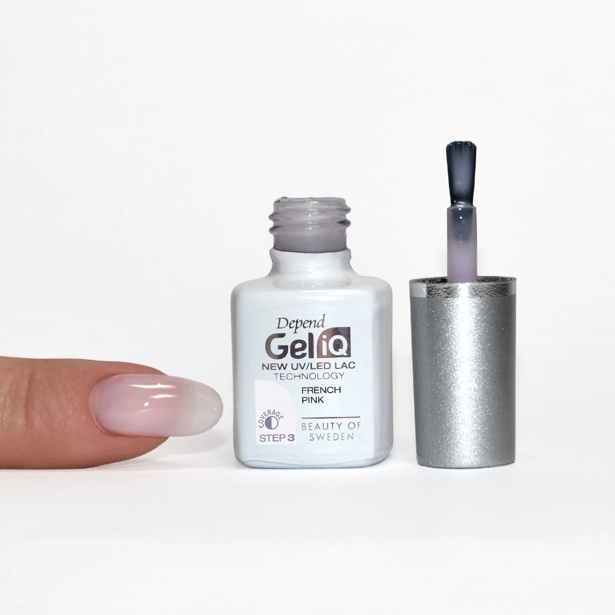 Gel iQ körömlakk 1002 Francia Rózsaszín - Depend
