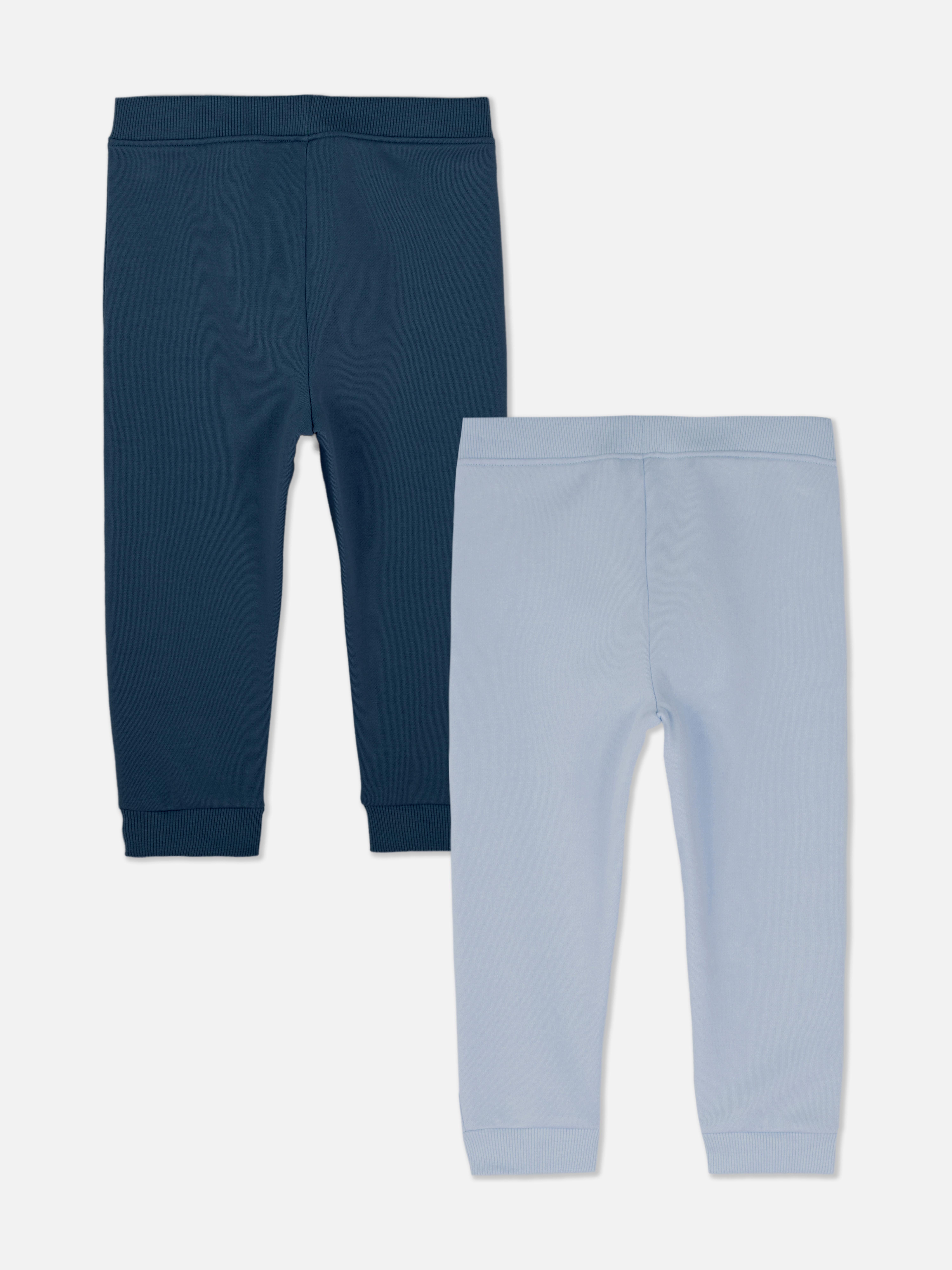 Pantaloni de trening cu șnur și manșete, set de 2. Mențineți confortul în acești pantaloni de trening relaxați cu manșete la gleznă.