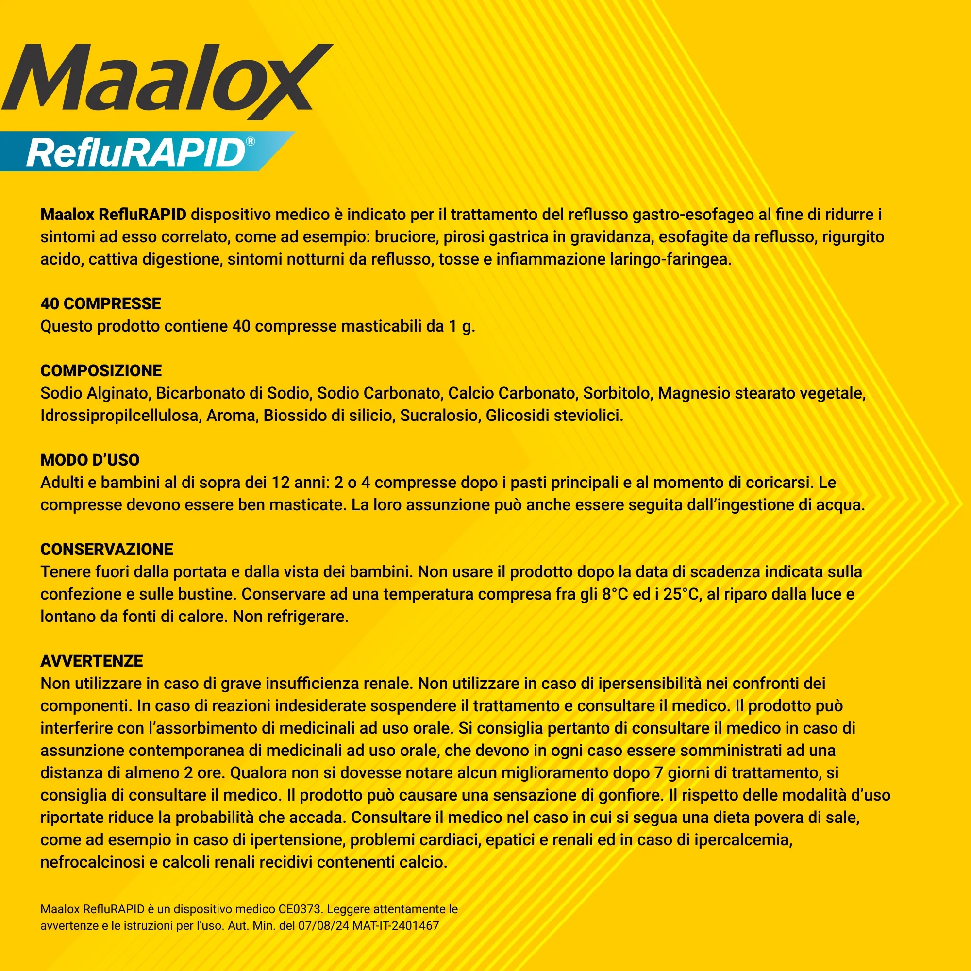 MAALOX Maalox Reflurapid 40 kauwtabletten voor reflux en brandend maagzuur