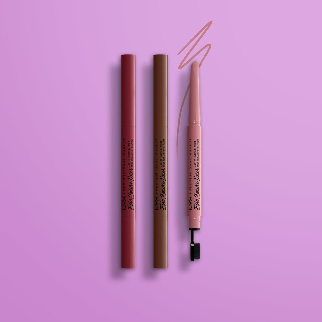 NYX Professional Makeup Eyeliner Epic Smoke Liner, kosi tuš za oči i blender – 0,2 g