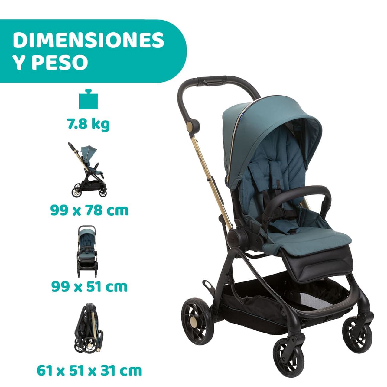 Autosedačka Carro One4Ever s kočárkem Kory i-Size Essential