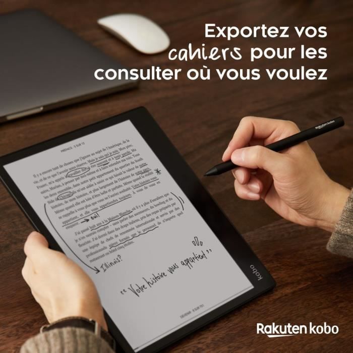 KOBO Elipsa eReader - 10,3 inch - 32 GB + beschermhoes + stylus