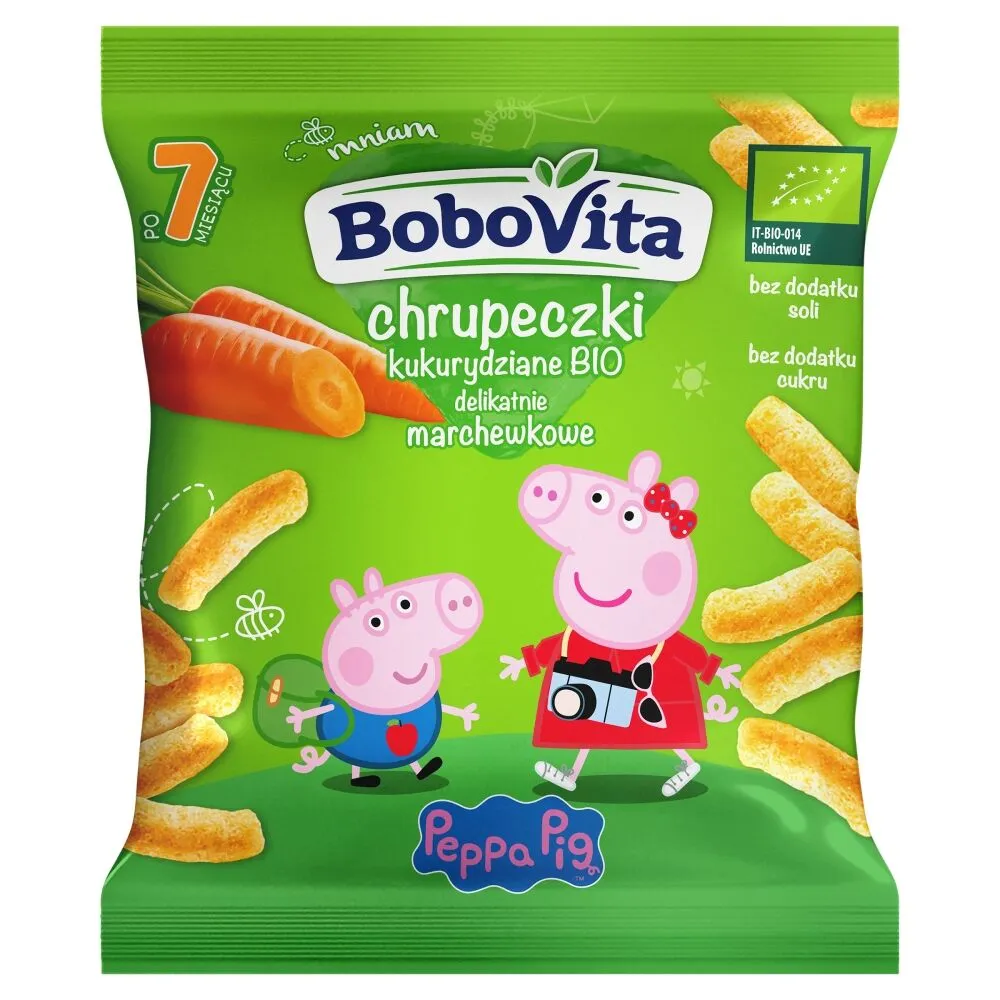 Bobovita BIOChrupeczki Kukurydzianko - Marchewkowe