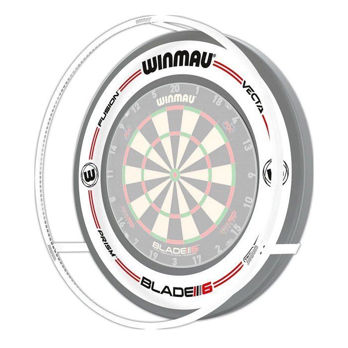 Eclairage Cible Winmau Plasma Ice + Winmau Pro Line Blade 6 Original White  Bundle Deal - Dartset