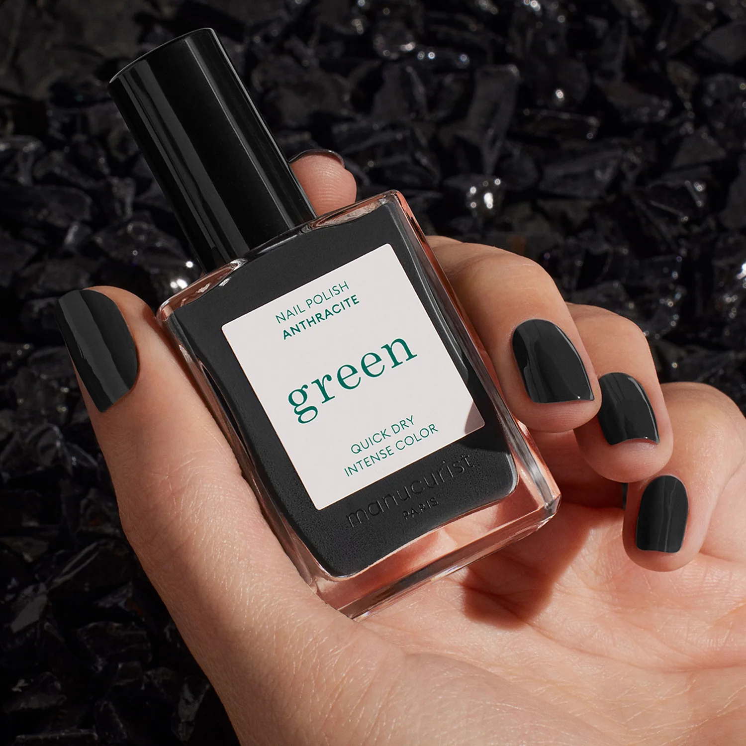 Vernis à ongles Green™ - 15 ml Anthracite