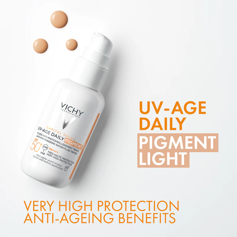 Vichy Capital Soleil Daily SPF50+ ochranný tónovaný fluid na tvár SPF 50+