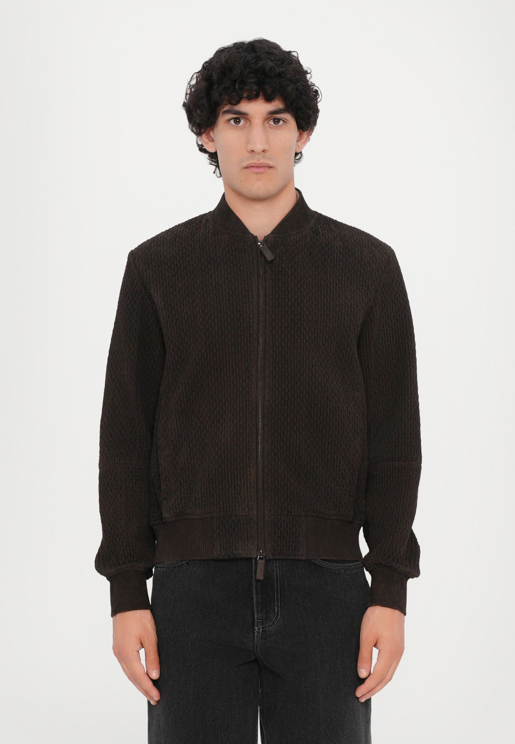 Emporio Armani BLOUSON JACKET - Bomberjacke - Meteorit