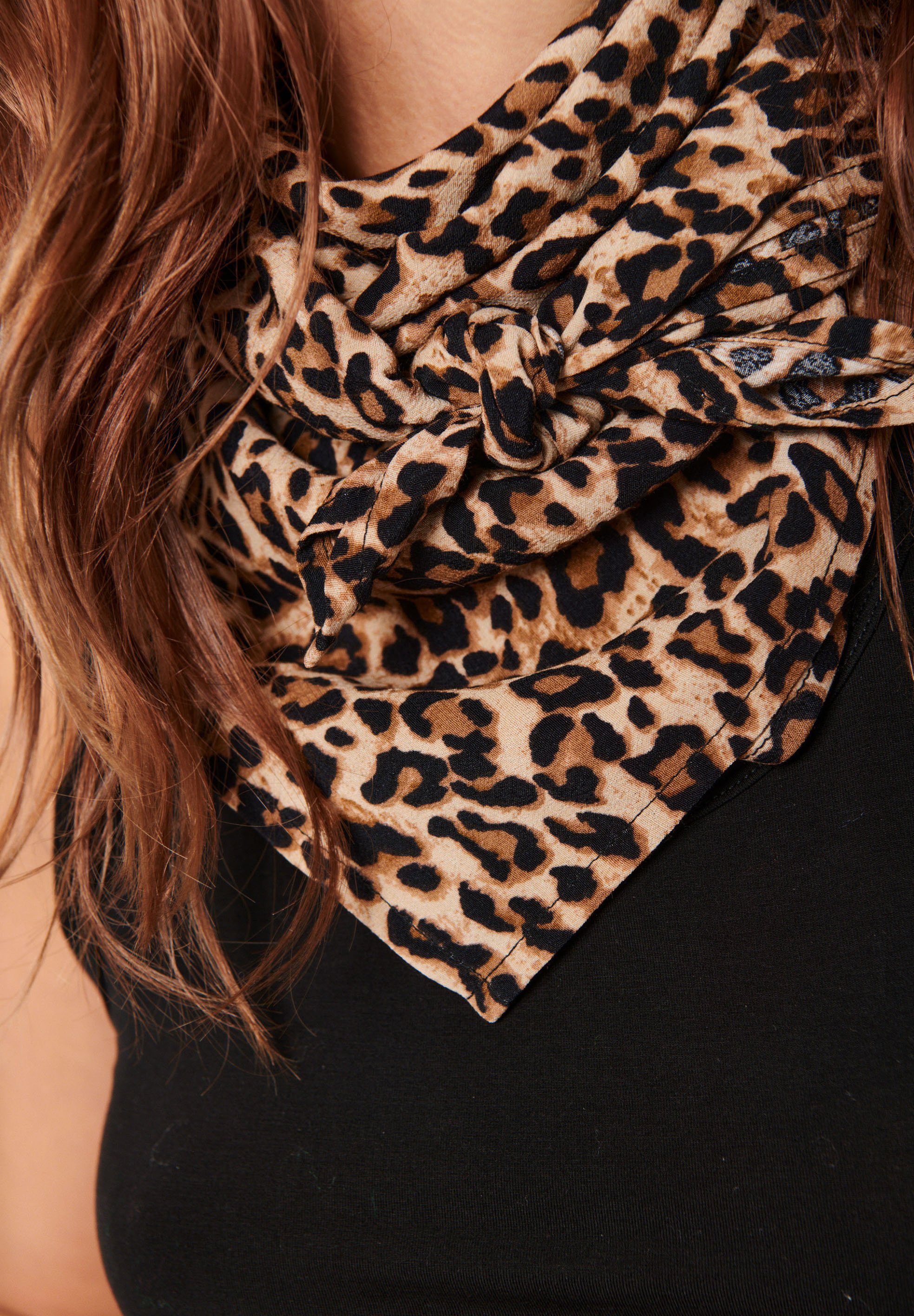 Saint Tropez XANIA - Foulard - nero reg leo