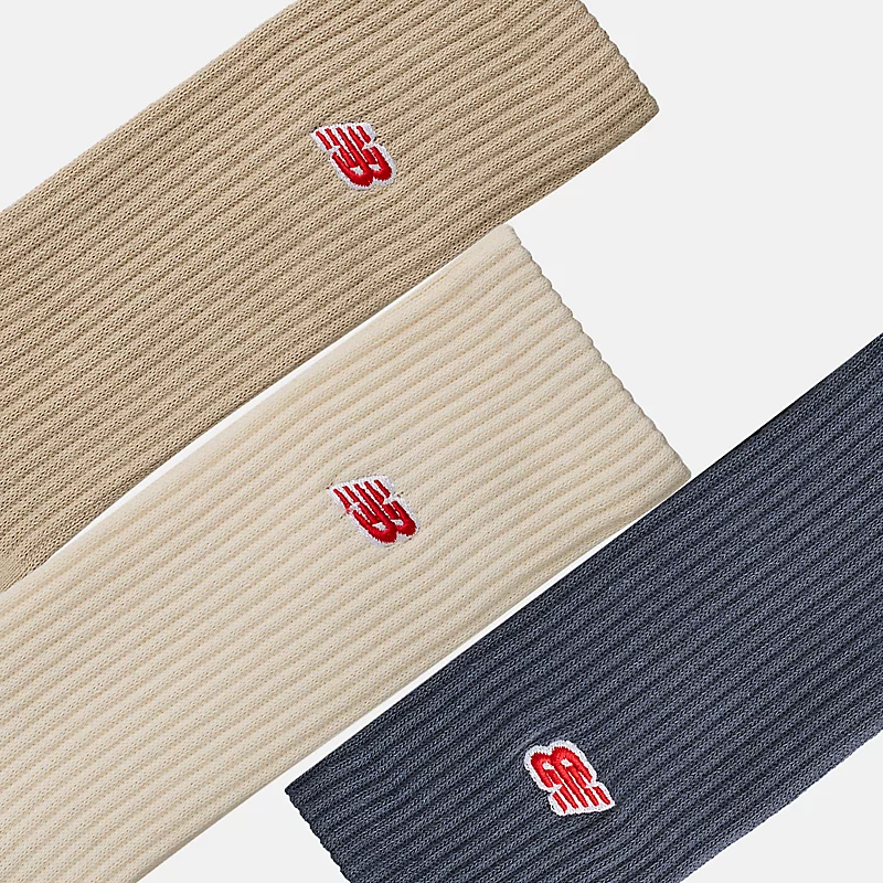 Mikina s logem NB Patch, unisex, 3 páry, ASST2 COLORS