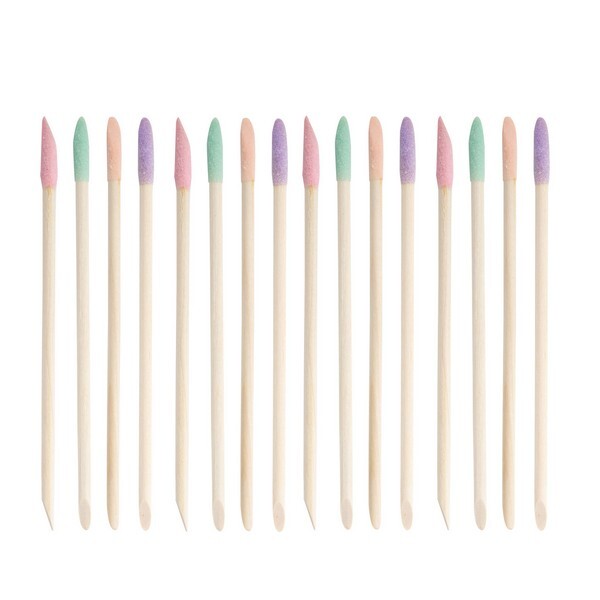 Bețișoare de cristal pentru cuticule Brushworks - pachet de 16