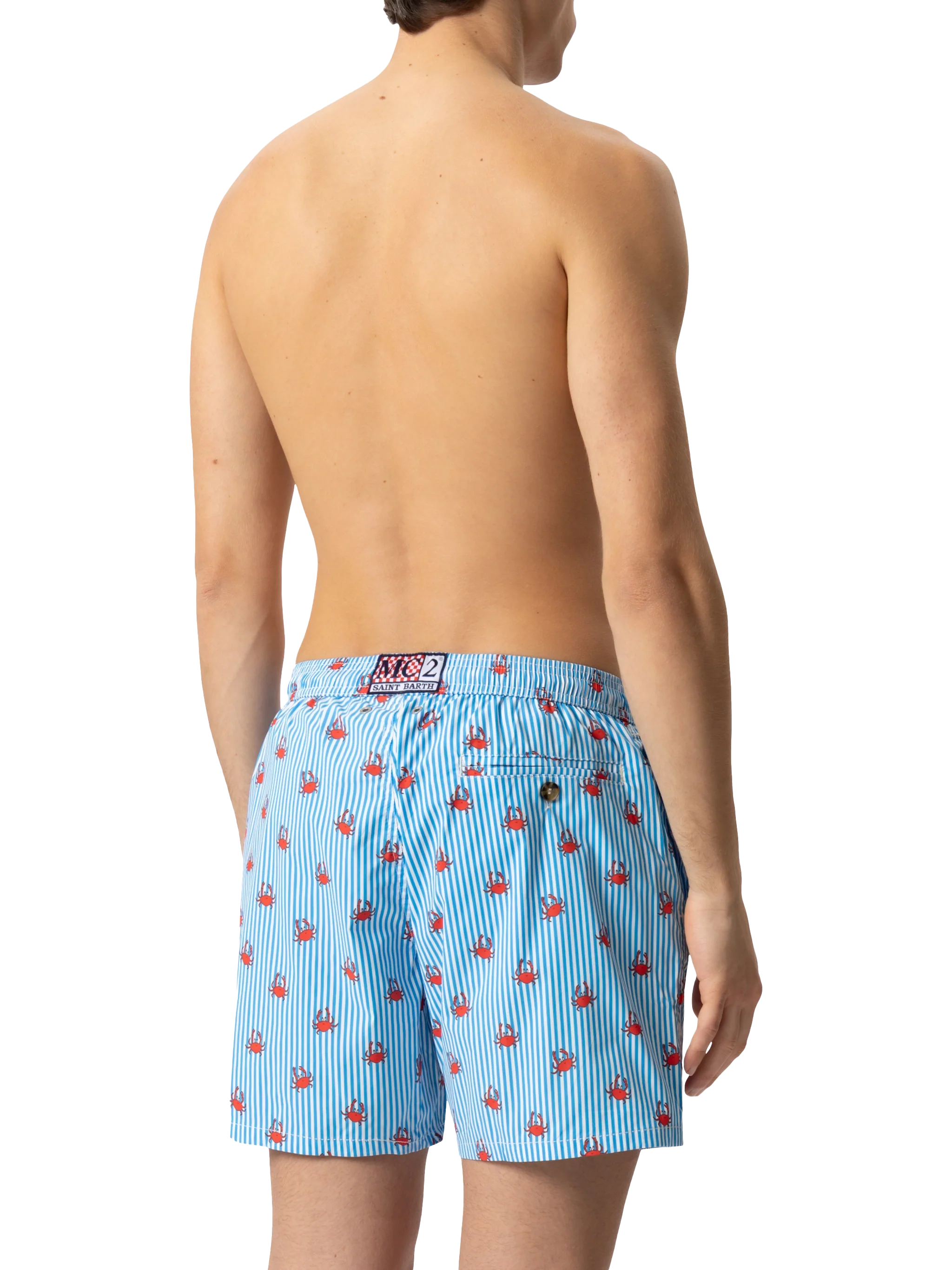 Comfortabel lichtgewicht badpak met krabprint