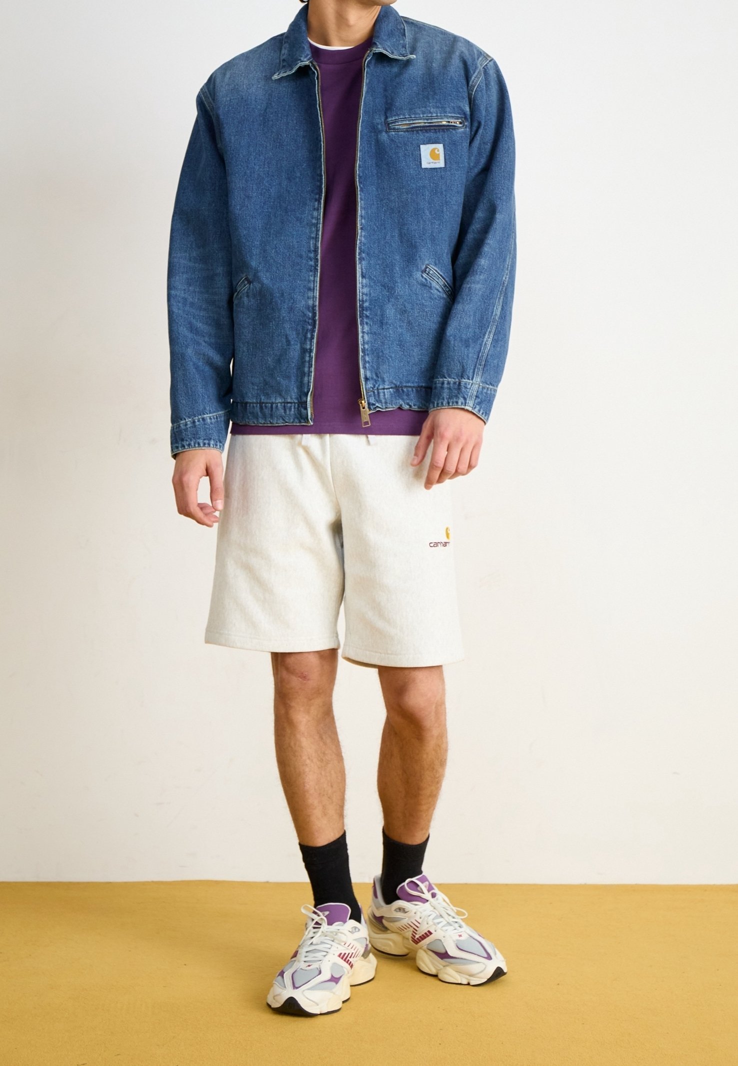 Carhartt WIP denimjack - donkerblauw denim