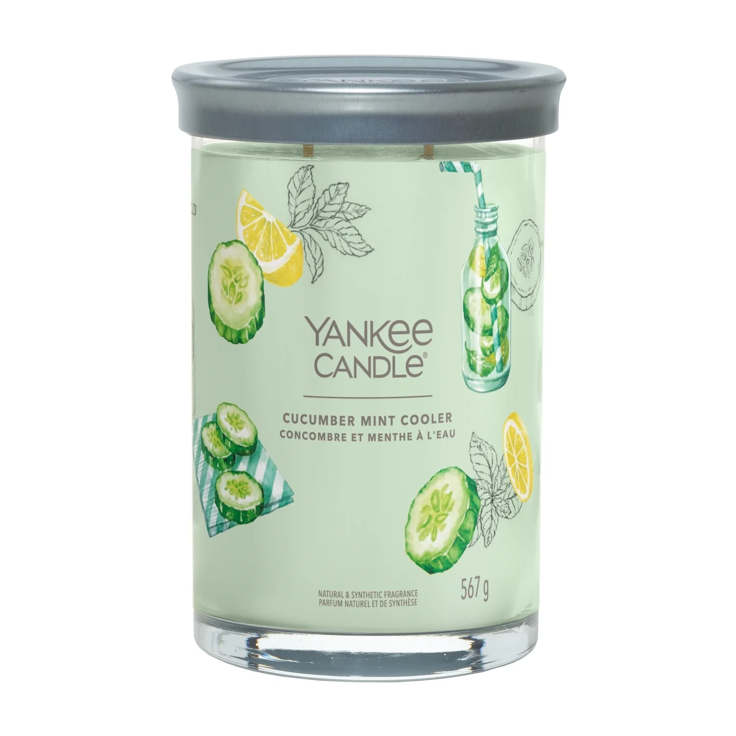 Signature Tumbler Candles Cucumber Mint Cooler - Candela Profumata