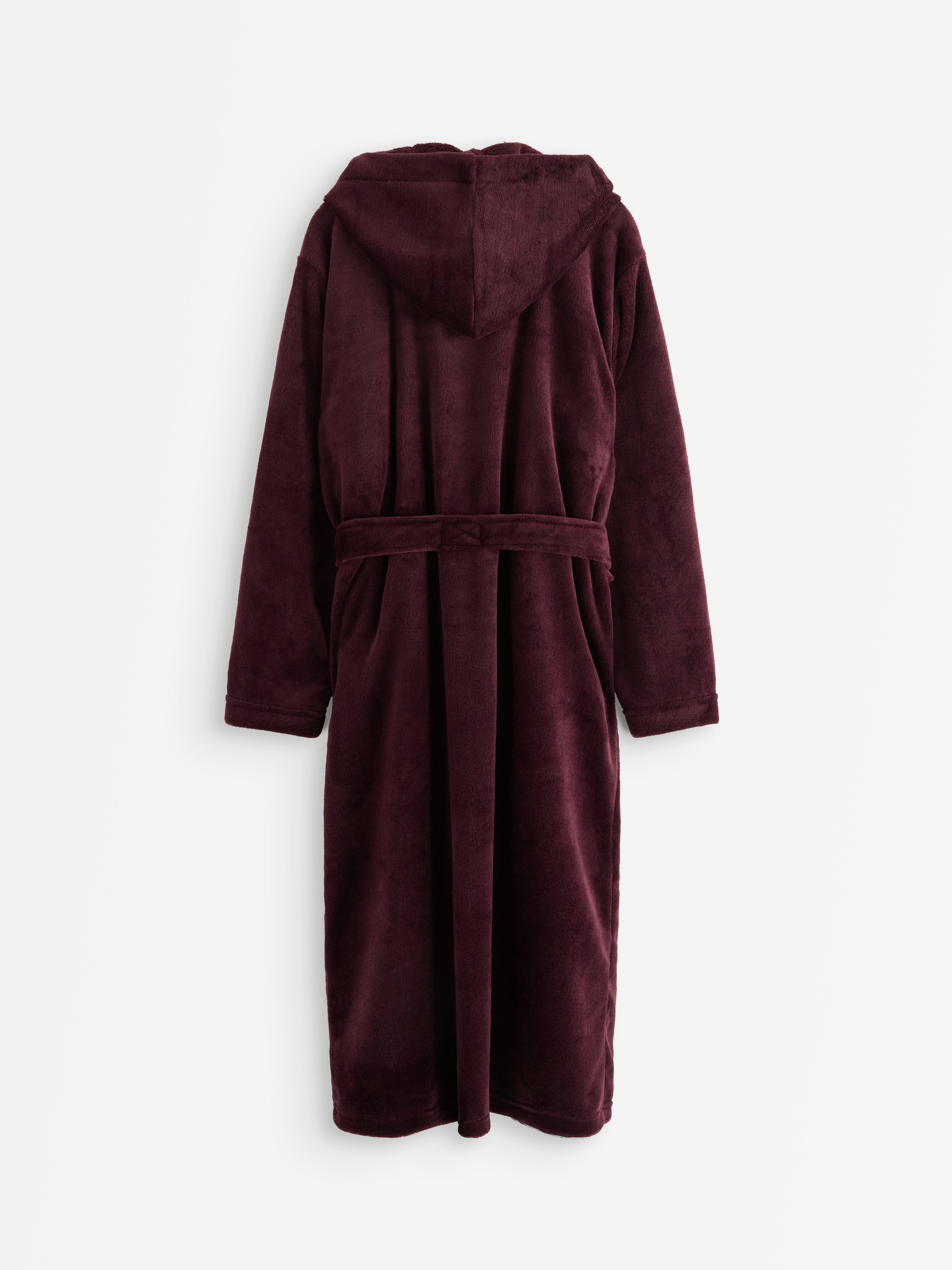 Morgonrock a fleece Dark Lilac
