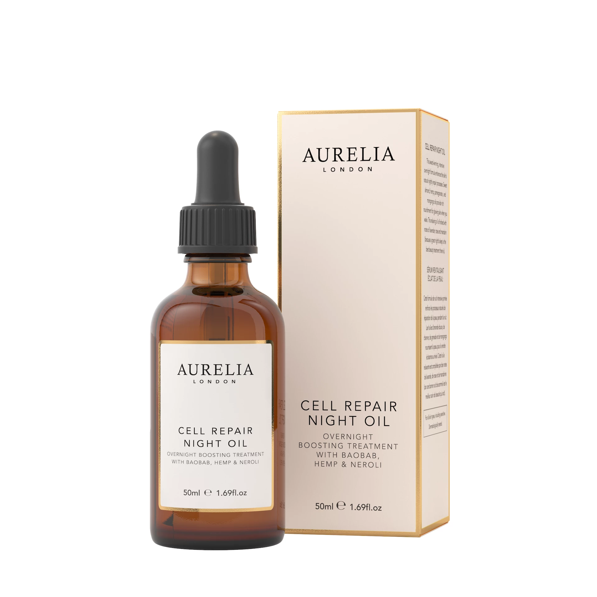 Ulei de noapte reparator celular 50 ml - Aurelia