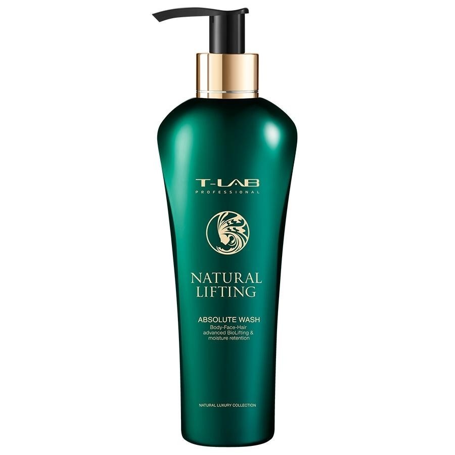 T-LAB PROFESSIONAL umývací gél na vlasy a telo Natural Lifting Absolute Wash - 300 ml