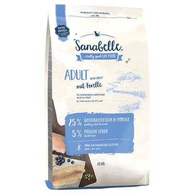 Sanabelle Adult -ruoka taimenen kanssa