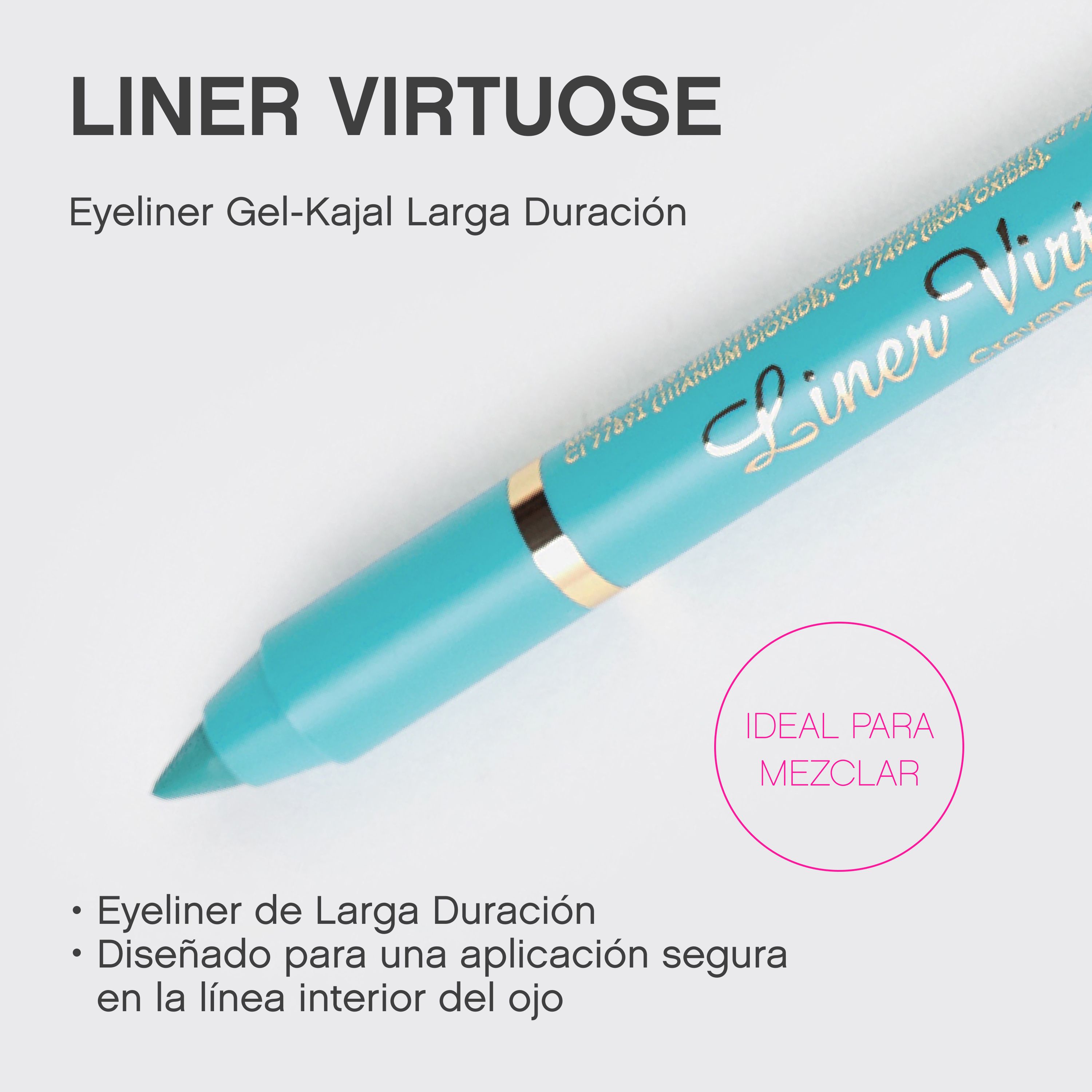 Virtuose Kajal Liner acu zīmulis Acu laineri un acu zīmuļi