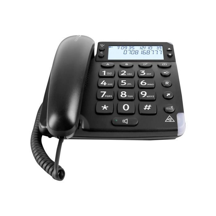 Vaste telefoon - DORO - Magna 4000 - +60 dB versterking - Instelbare toon - Nummerweergave