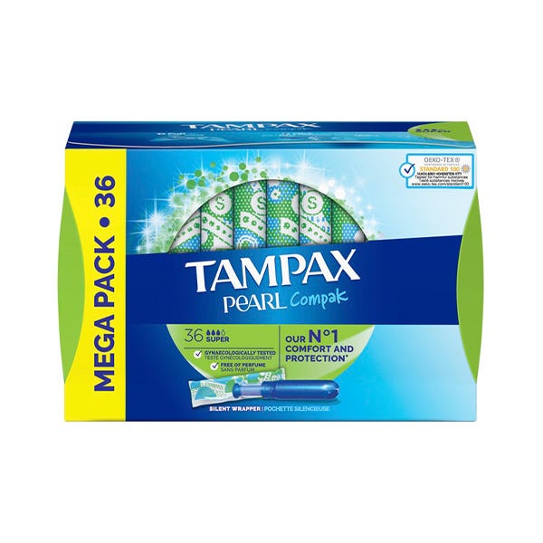 Tampax Compak Pearl Super| 36UD