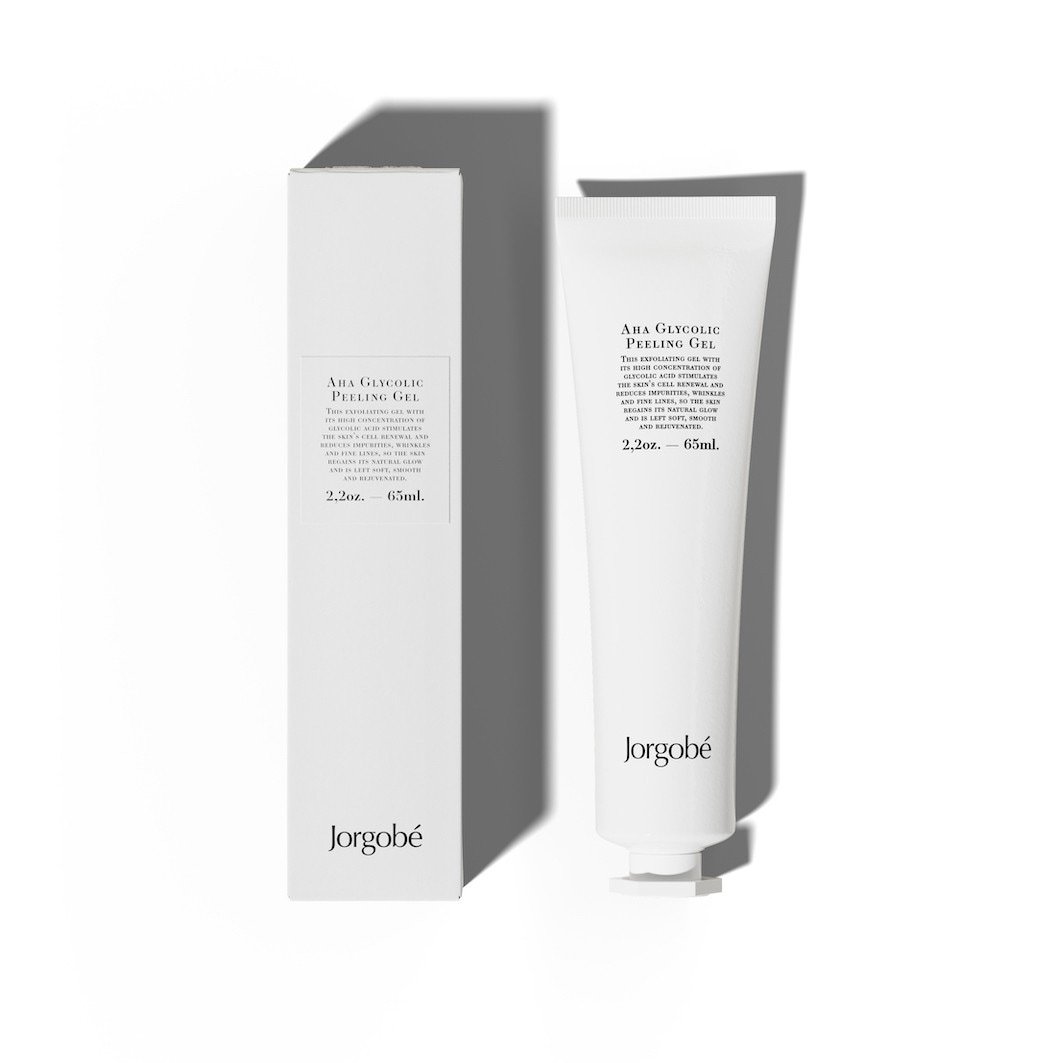 Jorgobé gel za njegu kože lica s AHA glikolnom kiselinom - piling gel - 65 ml