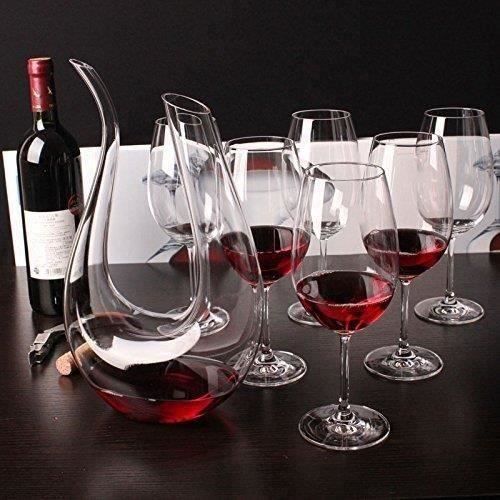 Decantador L618, jarra decantadora clásica Smaier de 1,5 L con aireador de vino, accesorios para vino.