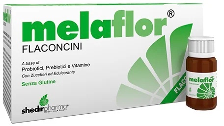 SHEDIR Melaflor Symbiotic voedingssupplement, 10 flessen
